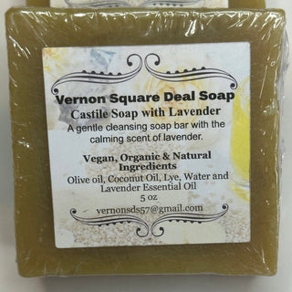 Castile Soap with Lavender - Vernon Square Deal Soap