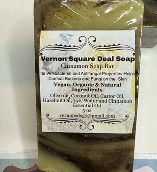 Cinnamon Soap Bar - Vernon Square Deal Soap