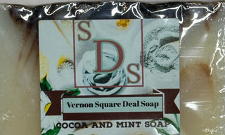 Cream Cocoa-Mint Soap Bar - Vernon Square Deal Soap