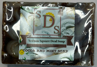 Chocolate Cocoa-Mint Soap - Vernon Square Deal Soap